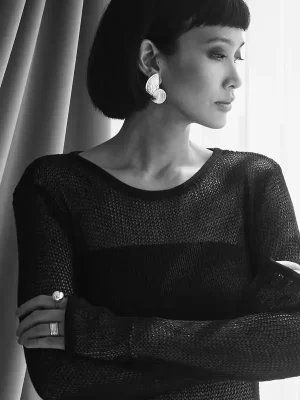 Virgo Silver Earrings