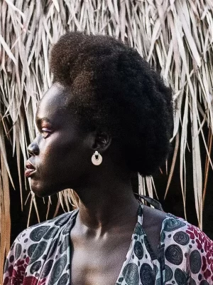 Elektra Earrings Brass Small